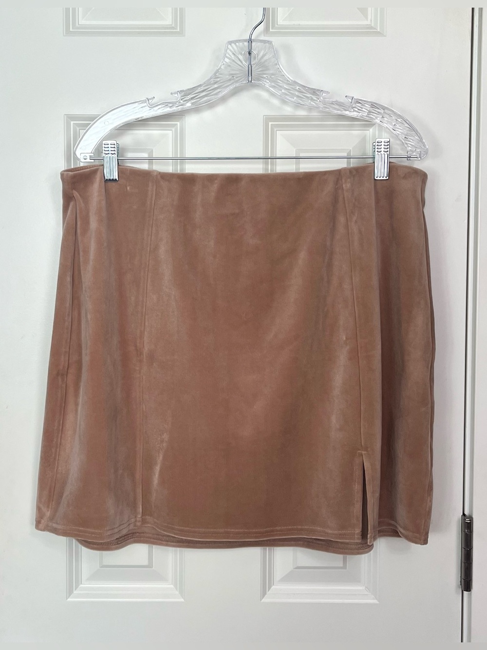 BP. Taupe Velvet Mini Skirt